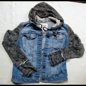 Mossimo Supply Co. Denim Hooded Jacket